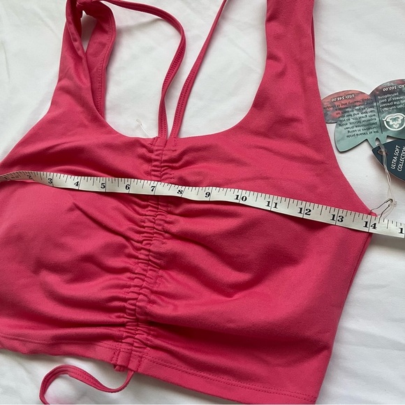 Vasana Pink Cropped Top Padded Small Women - Picture 7 of 8